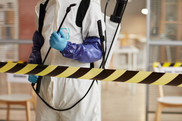 Professional Blood Cleanup technician working in Sheridan, MI